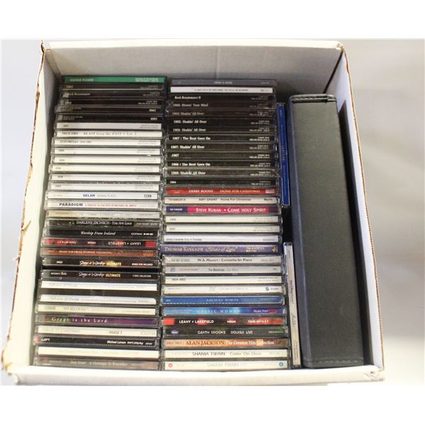 MUSIC CD'S ASSORTED- 50+