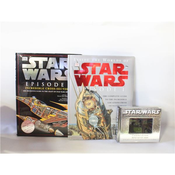 3 STAR WARS BOOKS