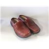 Image 1 : MERRELL RED LEATHER SLIP ON MULE- WOMENS SIZE 7