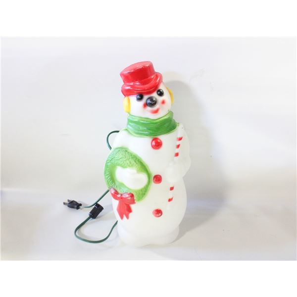1968 EMPIRE BLOW MOLD 13" LIGHT UP SANTA-