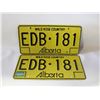 Image 1 : 1984 ALBERTA WILD ROSE COUNTRY MATCHING LICENSE