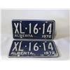 Image 1 : 1972 ALBERTA WILD ROSE COUNTRY MATCHING LICENSE