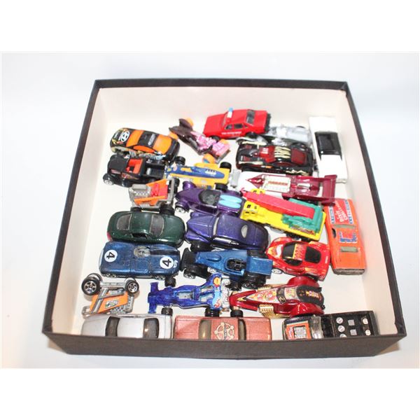 24 DIE CAST CARS (INCLUDING HOT WHEELS &