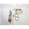 Image 1 : BOX OF ASSORTED SILVER PLATED ESTATE ITEMS