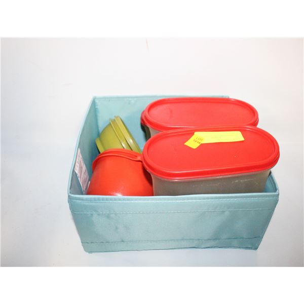 TUPPERWARE CONTAINERS, 10 PIECES