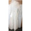 Image 1 : VINTAGE ETIQUITTE SATING WEDDING GOWN. W/VEIL