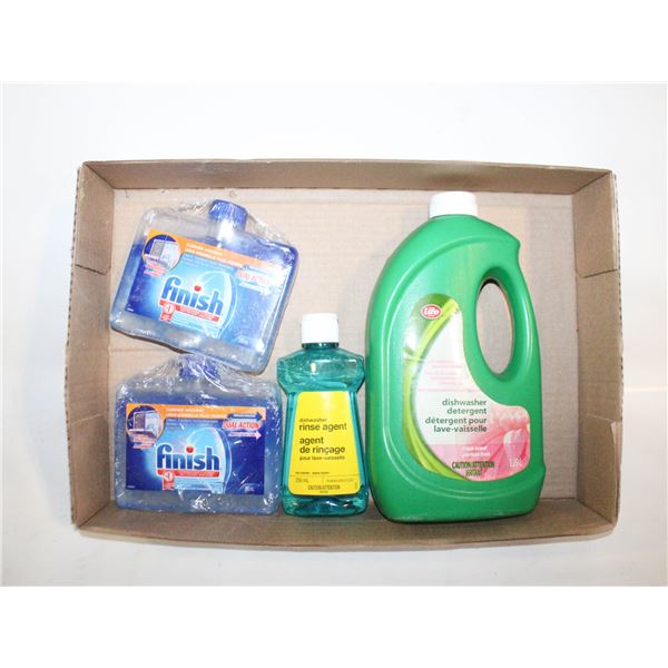 DISHWASHER DETERGENT & DISHWASHER