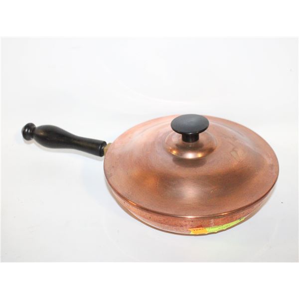 VINTAGE COPPER SAUCEPAN STAINLESS
