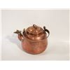 Image 1 : VINTAGE COPPER TEAPOT 6” TALL 5.4” WIDE