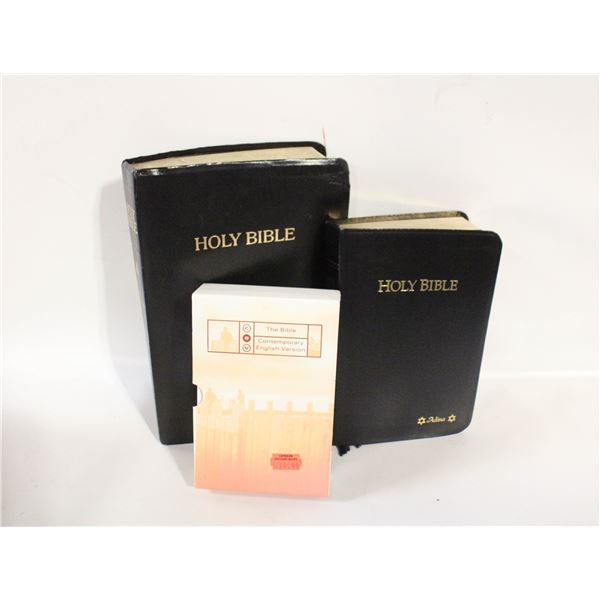 BIBLES- BOX LOT ASSORTED