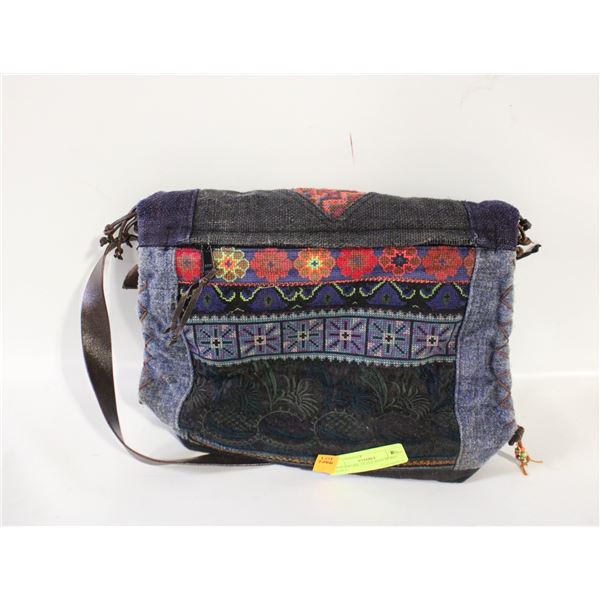 PATCHWORK STYLE BAG HOBO STYLE