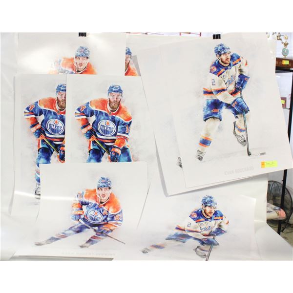 UNFRAMED HOCKEY PLAYER POSTERS