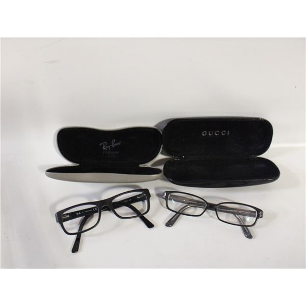GUCCI+RAYBAN PRESCRIPTION EYEGLASSES