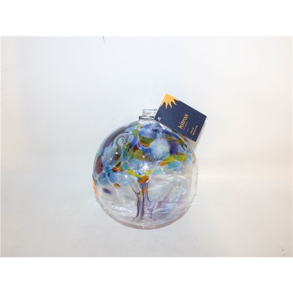 KITRAS ART GLASS TREE OF LIFE ORNAMENT