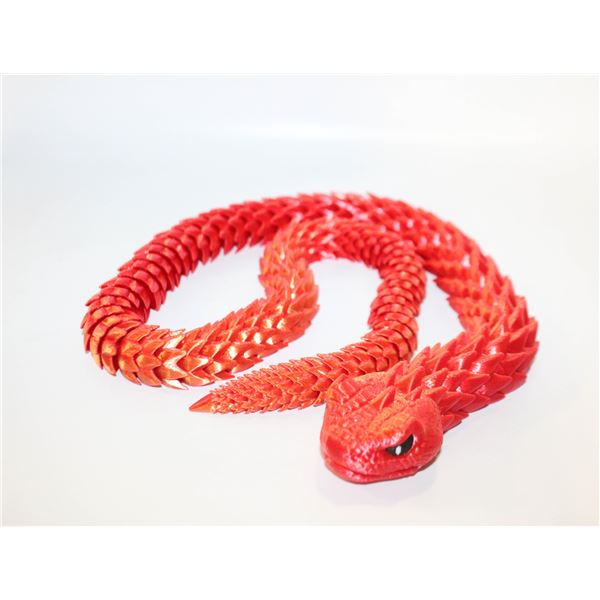 CUSTOM MADE 3D PRINTED SNAKE 29" LONG
