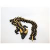 Image 1 : CUSTOM MADE 3D PRINTED DRAGON BLACK/GOLD 14" LONG