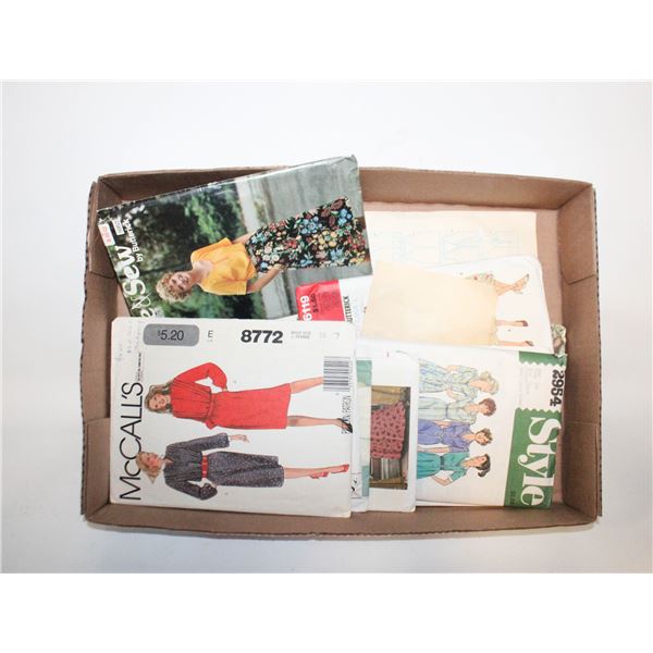 VINTAGE SEWING PATTERNS ASSORTED