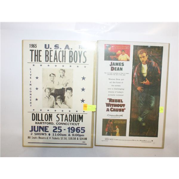1965 BEACH BOYS & JAMES DEAN VINTAGE CONCERT