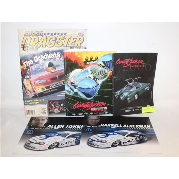 LOT OF DRAG RACING MEMORABILIA