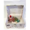 Image 1 : DECORATIVE BOX WITH VARIOUS PERFUMES ETC