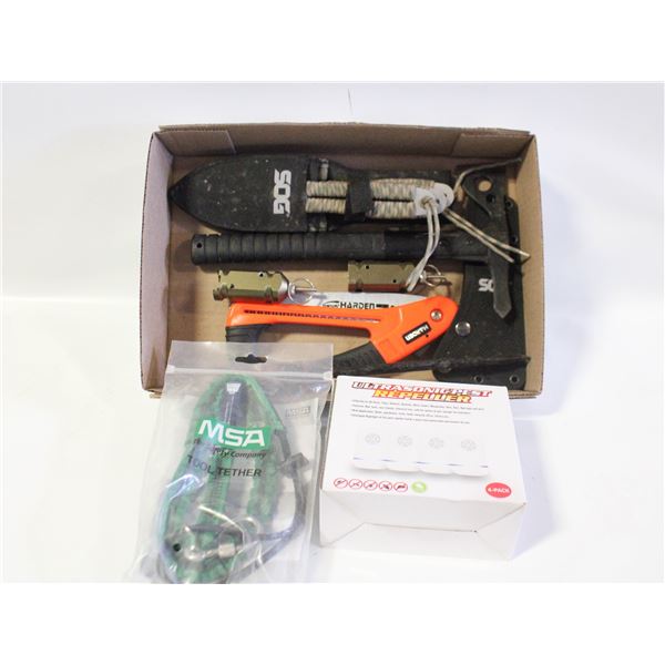 FLAT OF ASSORTED SOG, HARDER, ETC