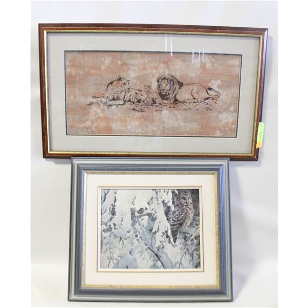 2 PCS OF ARTWORK