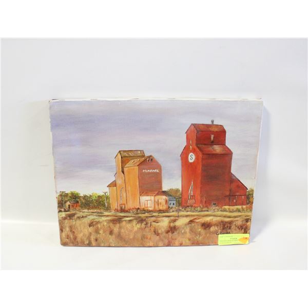 VINTAGE WHEAT POOL GRAIN ELEVATORS IN