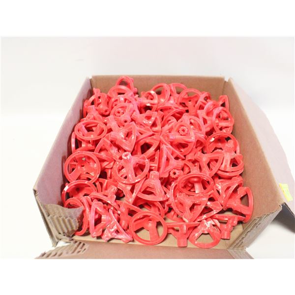 LARGE VOLUME OF RED SPIN DOCTOR TILE