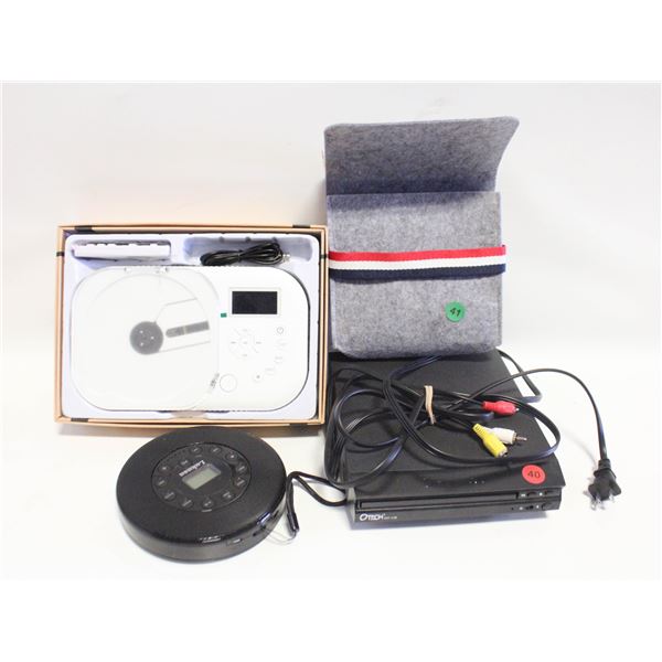 WORKING DVD PLAYER & 2 CD PLAYERS