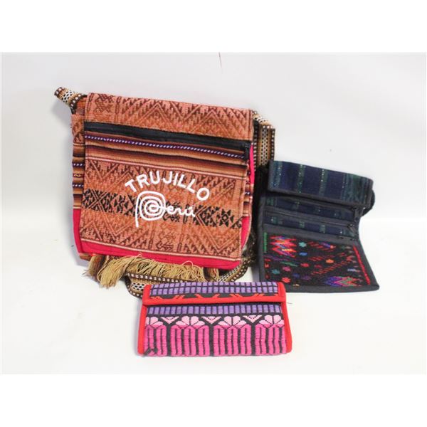 BOHO STYLE BAGS & WALLET LOT