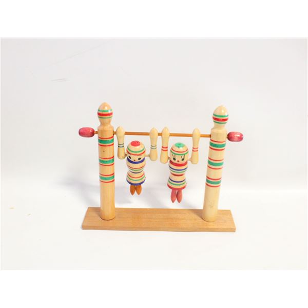 RARE VINTAGE JAPANESE "KOKESHI" ACROBAT TOY