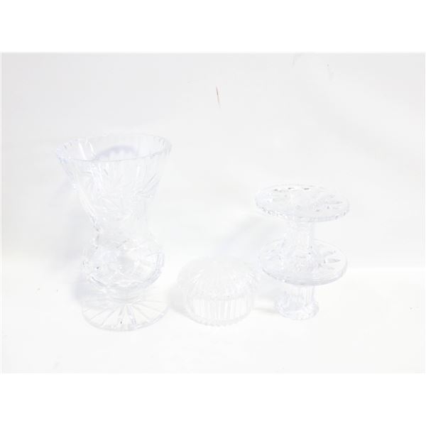 VINTAGE CRYSTAL/CUT GLASS DÉCOR ASSORTED