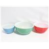 Image 1 : VINTAGE PYREX "PRIMARY COLOR" NESTING BOWLS