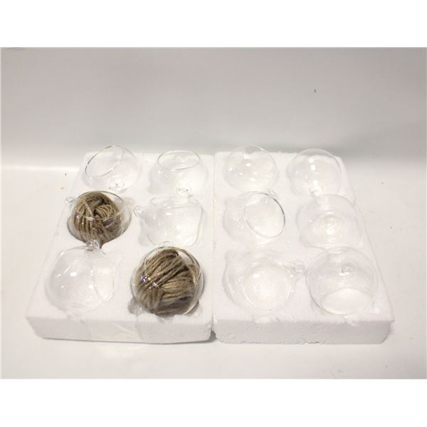 12PC 3.15" HANGING GLASS TERRARIUM GLOBE