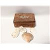 Image 1 : ESTATE HAND CARVED ANTIQUE JEWELRY BOX