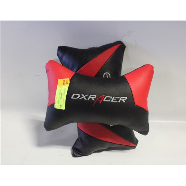 PAIR OF HEADREST CUSHIONS