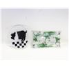 Image 1 : PEGGY KARR 2 FUSED GLASS PLATES