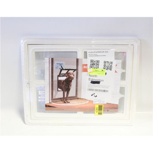 PET SCREEN DOOR 12'X16" NEW IN PACKAGE