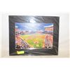 Image 1 : VINTAGE 16X20 WATERCOLOR ART "YANKEE STADIUM"