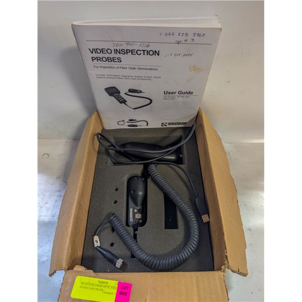 WESTOVER FIBER OPTIC VIDEO INSPECTION PROBE