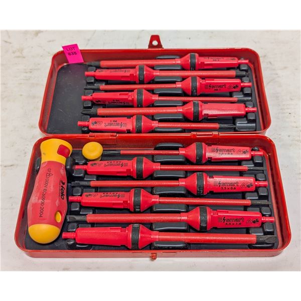COMPLETE 13PC  ESMART INSULATED SCREWDRIVER SET