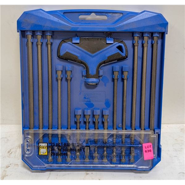 COMPLETE POWER FIST 25PC T-HANDLE SET
