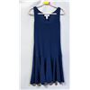 Image 1 : JOSEPH RIBIKOFF RUFFLED TANK DRESS- SIZE 8