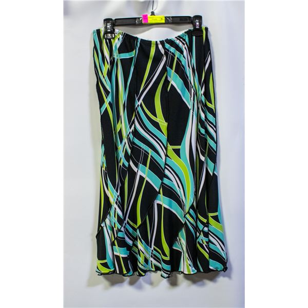 FRANK NYMAN GRAPHIC PRINT SKIRT- SIZE 12