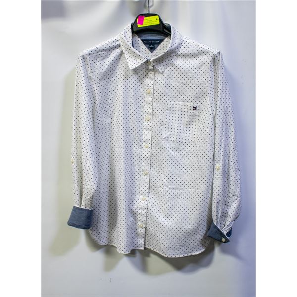 TOMMY HILFIGER MENS LONG SLEEVE SHIRT- MEDIUM