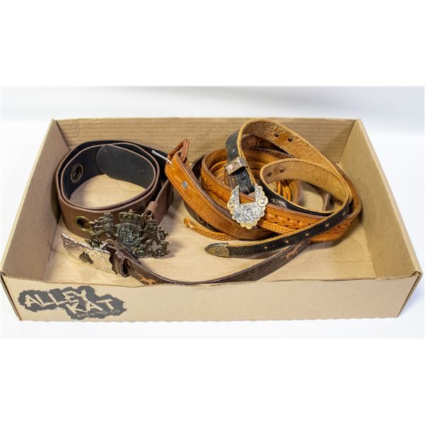 VINTAGE WETER LEATHER BELTS