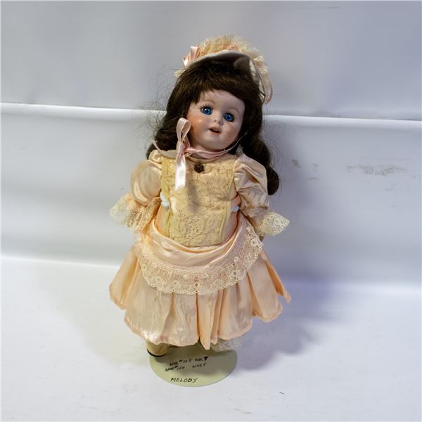 VINTAGE 12 INCH PORCELAIN DOLL