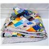 Image 1 : LARGE HANDMADE VINTAGE QUILT