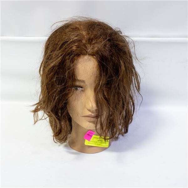 HUMAN HAIR COSMETOLOGY MANNEQUIN HEAD