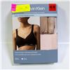 Image 1 : NEW 2 PACK OF CALVIN KLEIN WOMENS BRALETTES SIZE M